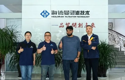 Klien Saudi mengunjungi Headman Filtration untuk Mengeksplorasi Peluang Memperdalam Kerja Sama dan Membuka Cakrawala Baru